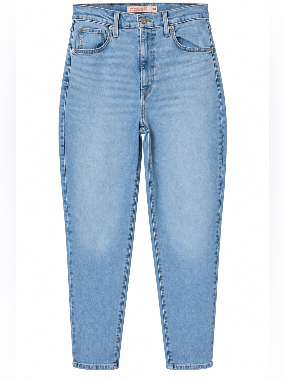 Levi's Light Wash High Waisted Mom Jeans